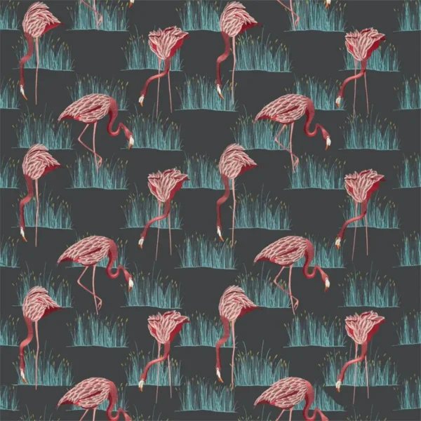 Salinas Fabric - Azalea / Lagoon by Salinas Fabric - Azalea / Lagoon from
