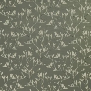 green botanical jacquard fabric from Ashley Wilde