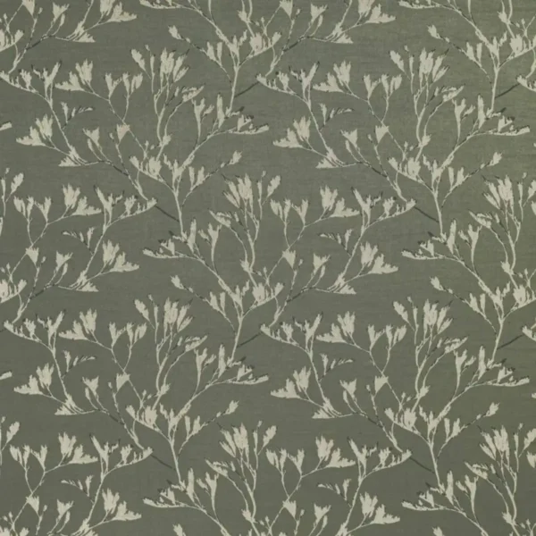 green botanical jacquard fabric from Ashley Wilde