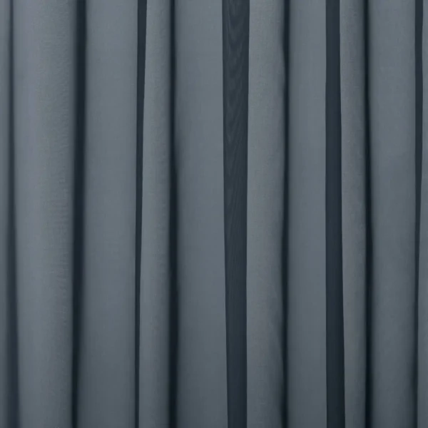 Baltic Fabric - Denim by blue plain voile-sheer fabric from Ashley Wilde