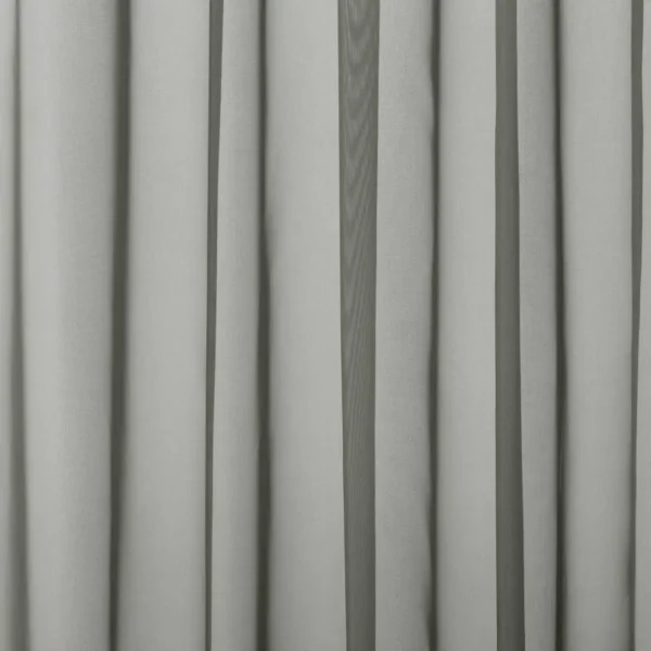 black-grey plain voile-sheer fabric from Ashley Wilde