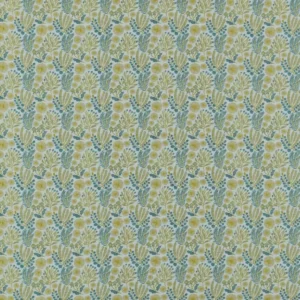 green botanical jacquard fabric from Ashley Wilde