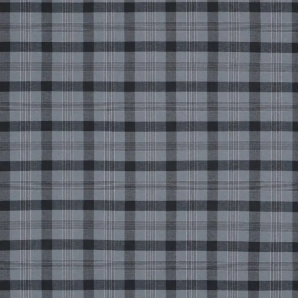 Cove Fabric - Ink by blue checked woven fabric from Ashley Wilde