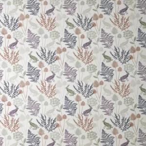 neutral animal cotton fabric from Ashley Wilde