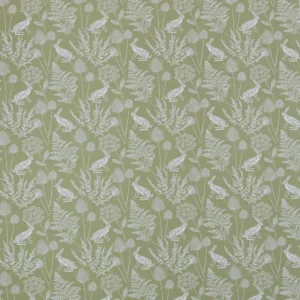 green animal cotton fabric from Ashley Wilde