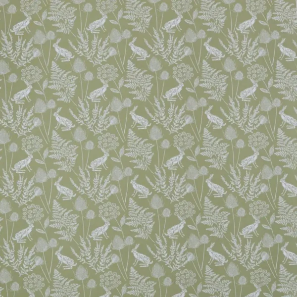 green animal cotton fabric from Ashley Wilde