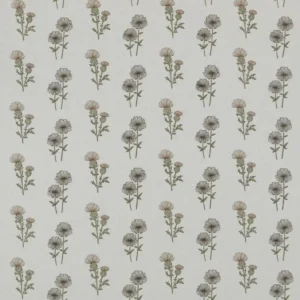 multicolour botanical embroideried fabric from Ashley Wilde