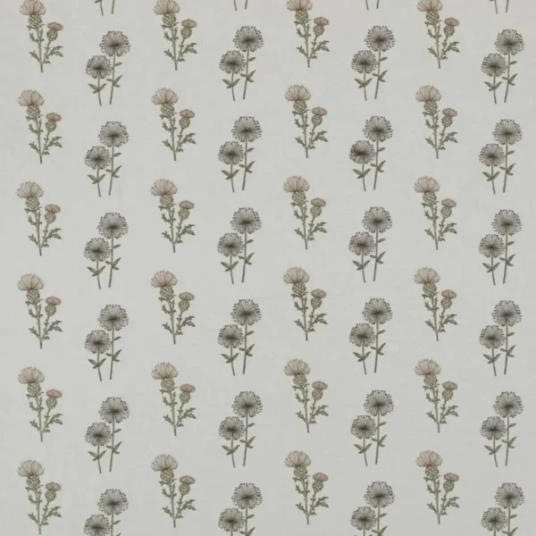 Lismore Fabric - Caramel by multicolour botanical embroideried fabric from Ashley Wilde