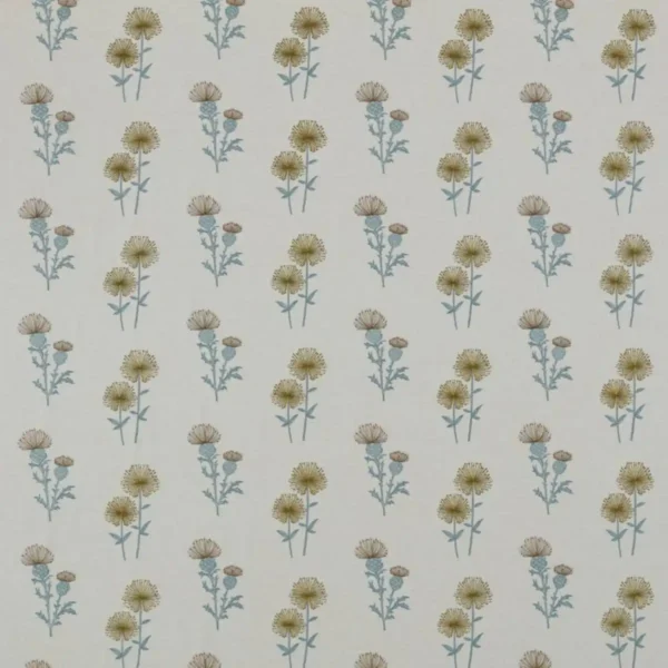 Lismore Fabric - Citrus by multicolour botanical embroideried fabric from Ashley Wilde