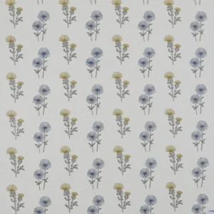 multicolour botanical embroideried fabric from Ashley Wilde