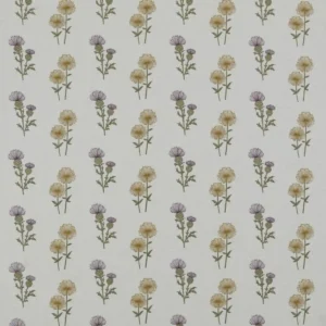 multicolour botanical embroideried fabric from Ashley Wilde