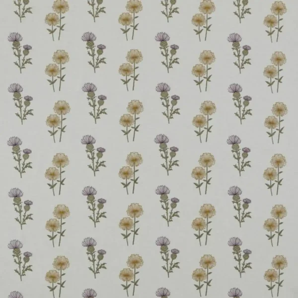 Lismore Fabric - Heather by multicolour botanical embroideried fabric from Ashley Wilde