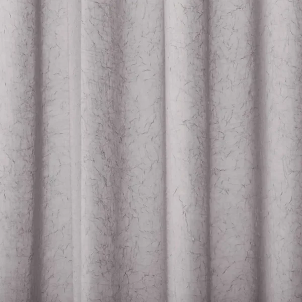 Pacific Fabric - Fog by black-grey plain voile-sheer fabric from Ashley Wilde