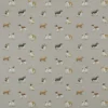 neutral animal cotton fabric from Ashley Wilde