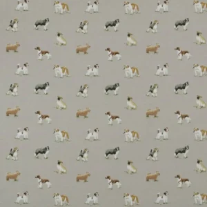 neutral animal cotton fabric from Ashley Wilde