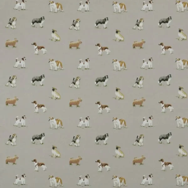 Rora Fabric - Caramel by neutral animal cotton fabric from Ashley Wilde