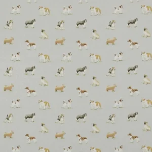 neutral animal cotton fabric from Ashley Wilde