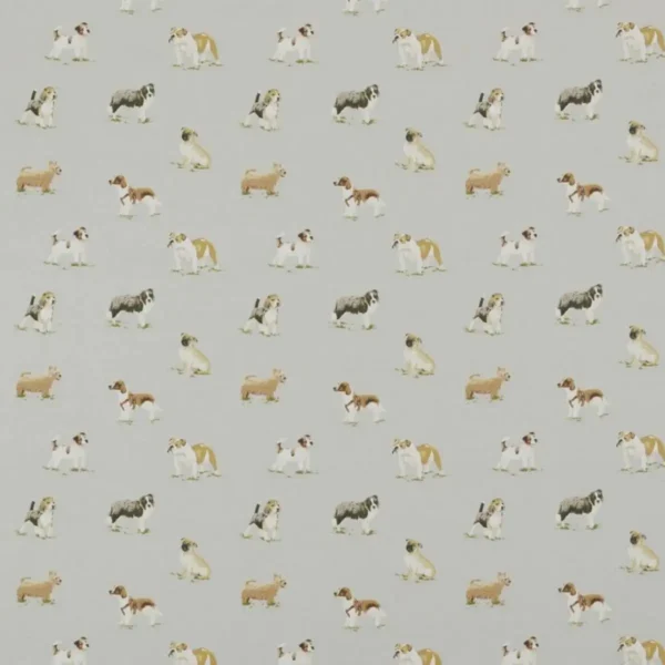 Rora Fabric - Linen by neutral animal cotton fabric from Ashley Wilde