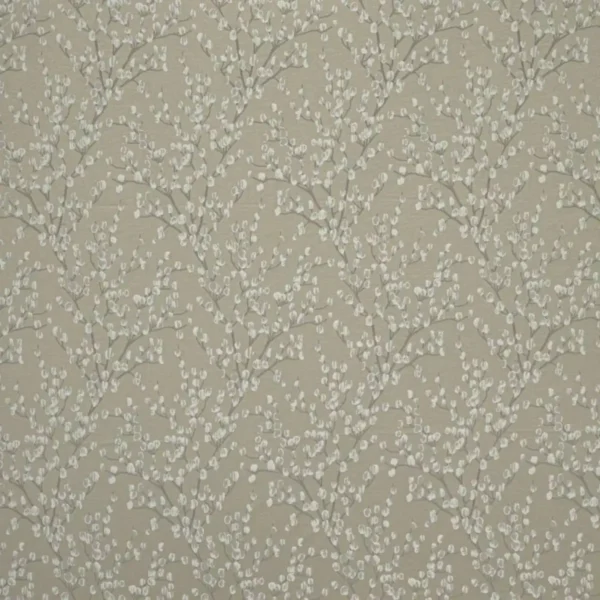 Berkeley Fabric - Caramel by neutral botanical jacquard fabric from Ashley Wilde