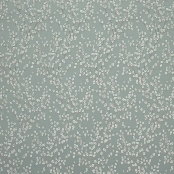 Berkeley Fabric - Mineral by blue botanical jacquard fabric from Ashley Wilde