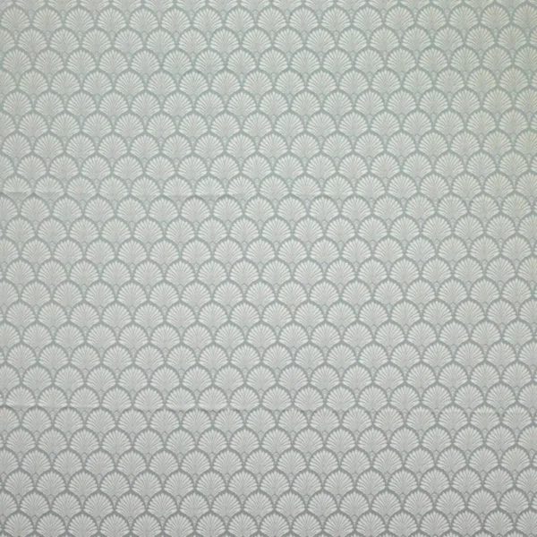 Chailey Fabric - Mineral by blue botanical jacquard fabric from Ashley Wilde