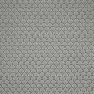 black-grey botanical jacquard fabric from Ashley Wilde