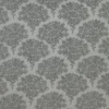 black-grey botanical woven fabric from Ashley Wilde