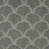 black-grey botanical woven fabric from Ashley Wilde