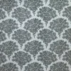 black-grey botanical woven fabric from Ashley Wilde