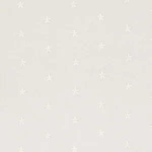 white botanical linen fabric from Clarke & Clarke