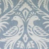 blue animal jacquard fabric from Clarke & Clarke