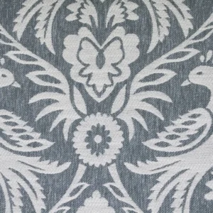 black-grey animal jacquard fabric from Clarke & Clarke