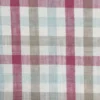 pink checked woven fabric from Clarke & Clarke