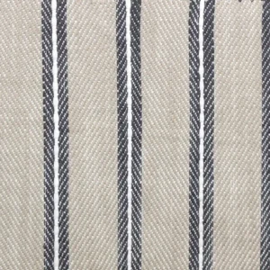 black-grey striped woven fabric from Clarke & Clarke