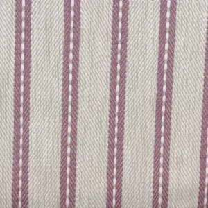 purple striped woven fabric from Clarke & Clarke