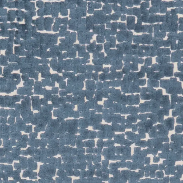 blue misc velvet-chenille fabric from Clarke & Clarke