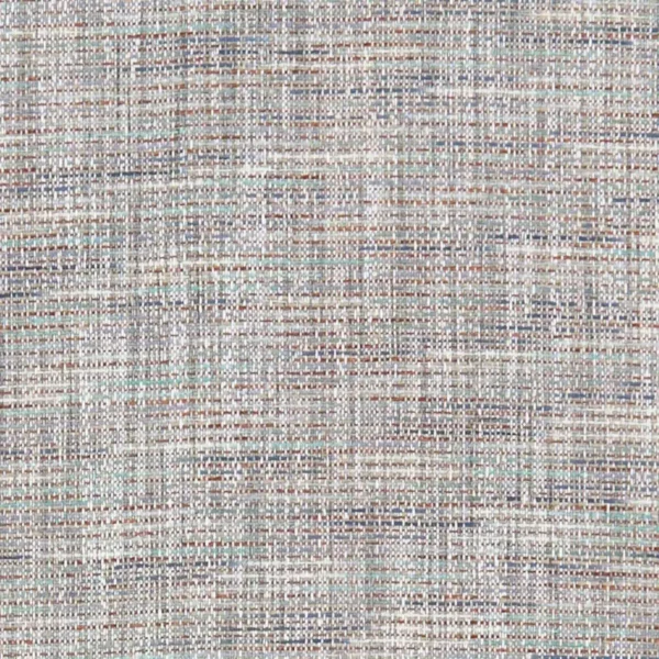 Miscela Fabric - Kingfisher by multicolour plain woven fabric from Clarke & Clarke