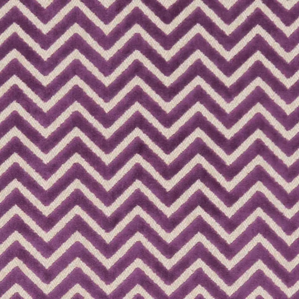 Prisma Fabric - Amethyst by purple geometric velvet-chenille fabric from Clarke & Clarke