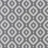 black-grey geometric jacquard fabric from Clarke & Clarke