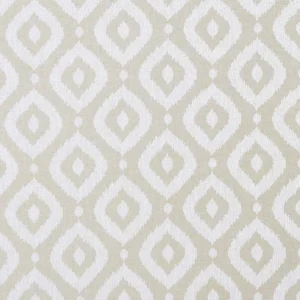 brown geometric jacquard fabric from Clarke & Clarke