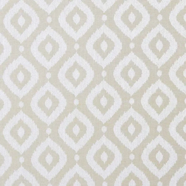 brown geometric jacquard fabric from Clarke & Clarke