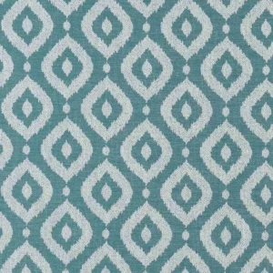 orange traditional woven fabric from Clarke & Clarke