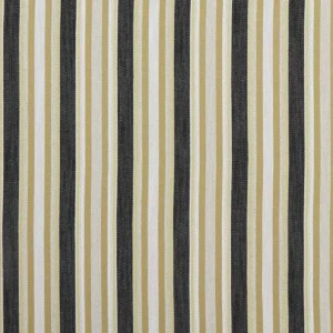 black-grey striped woven fabric from Clarke & Clarke