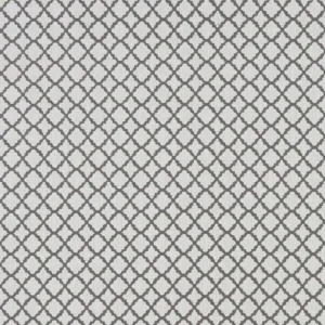black-grey geometric embroideried fabric from Clarke & Clarke