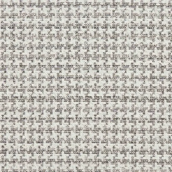 Yves Fabric - Charcoal by black-grey traditional woven fabric from Clarke & Clarke