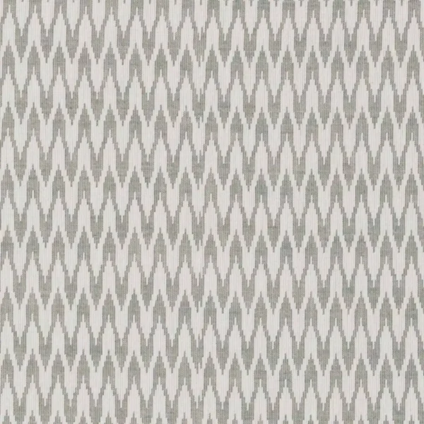 Apex Fabric - Silver by black-grey geometric woven fabric from Clarke & Clarke