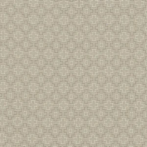 brown geometric cotton fabric from Clarke & Clarke
