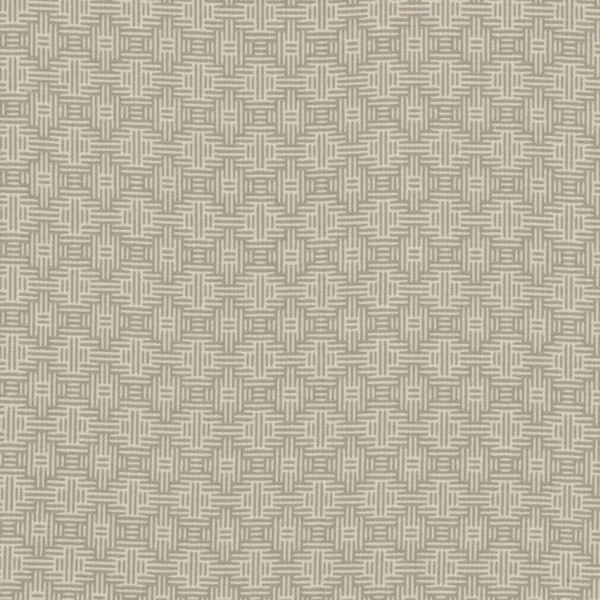 brown geometric cotton fabric from Clarke & Clarke