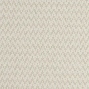 brown geometric jacquard fabric from Clarke & Clarke