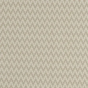brown geometric jacquard fabric from Clarke & Clarke